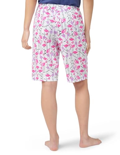 Image of HUE Women's Summer Vacation Pajama Separates, Soft, Whimsical Print Pjs with Tropical Beach Themes, Flip Flops, Cocktails