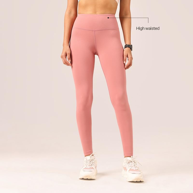 Image of BlissClub The Ultimate Leggings Lite, Ankle Length Tights for Women for Gym, Yoga and Workout with High Waist, Tall (for Women Above 5'5)
