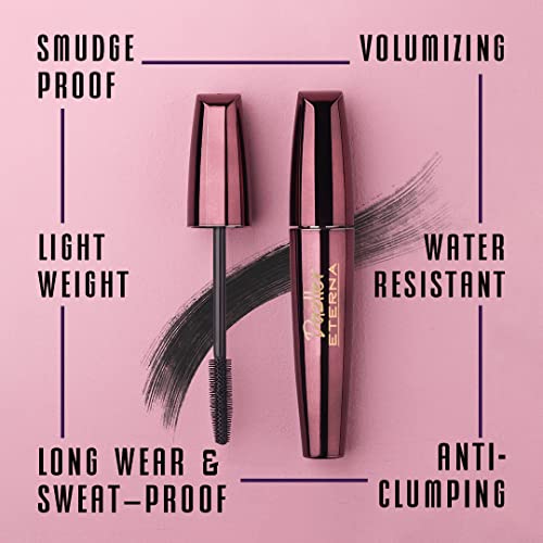 Dazller Eterna Black Eye Combo - Mascara, 15g + Eyeliner, 7.5g, Matte Finish, Water-Proof, Smudge-Proof, Long Stay, Infused with Herbal extracts, Vegan - Image 3