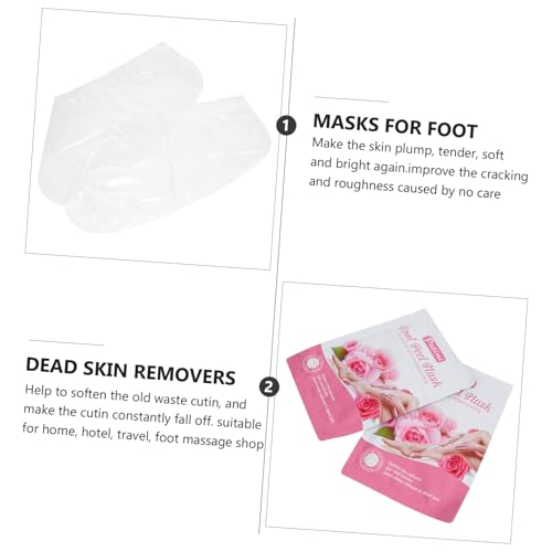 Healeved 2pares Mascarilla Exfoliante para Pies Removedor de Callos y Pelador para Cuidado de Pies y Suavidad - imagen 7
