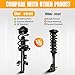 Pair Front Complete Struts Assembly with Coil Spring Compatible with JEEP CHEROKEE 2014-2022 FWD Shock Absorbers Kit 13611 13612, Left & Right, 2PCS