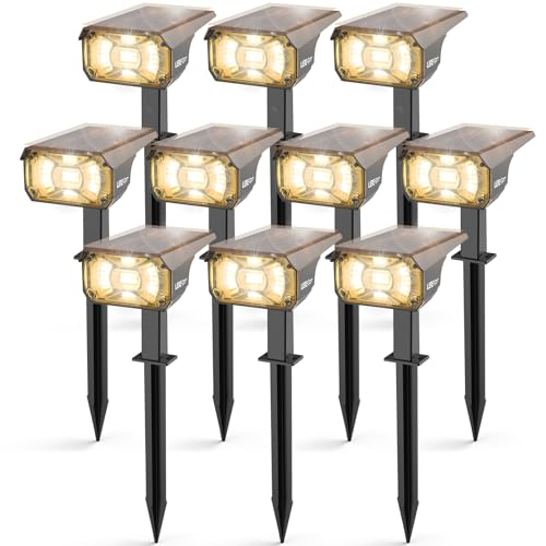 LEREKAM Solar Spot Lights Outdoor Landscape Lights, IP65