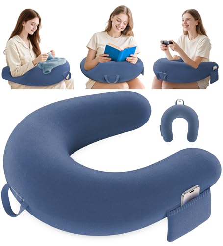 Heyife Crochet & Reading Pillow for Lap Support, Gaming Lap