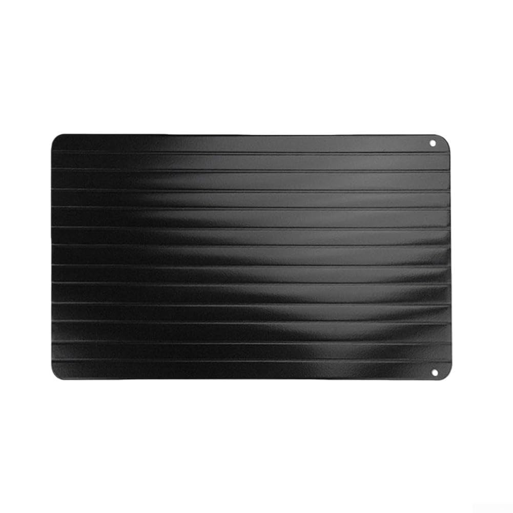 Tidgel Aluminium Defrost Tray for Quick Thawing - Safe Natural Meat Fish Plate No Microwave Needed Easy Clean Design 30x20cm(L)