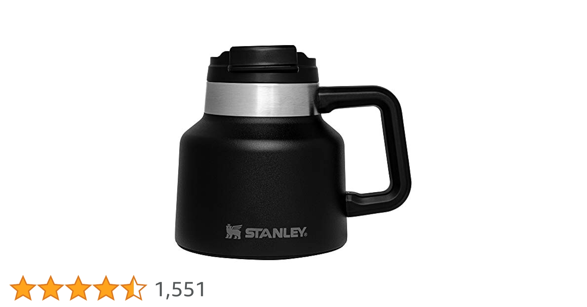 Stanley Tough-to-Tip Admiral's Mug 20 oz | Twist-on Flip