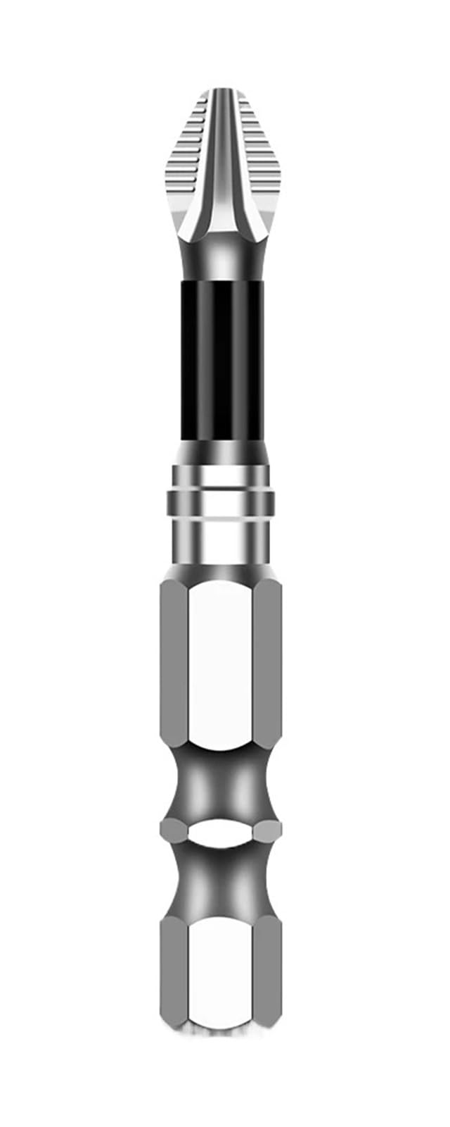 MDBJTCYZN K5 Non-Slip High Hardness Bit S2 5A Black Cross Head Drill Screwdriver Bit(150L)