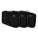 Produktbild Ryaco Kleine Kleidertaschen, 3 Stück, Koffer Organizer Packing Cubes Packtaschen Verpackungswürfel Gepäck Aufbewahrung Taschen Koffer Organizer, Schwarz