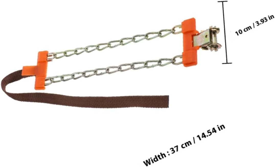 Car Tire Anti-skid Chains Reusable Winter Snow Chains for Small Cars and Suvs Medium Size for Ice and Snow Driving