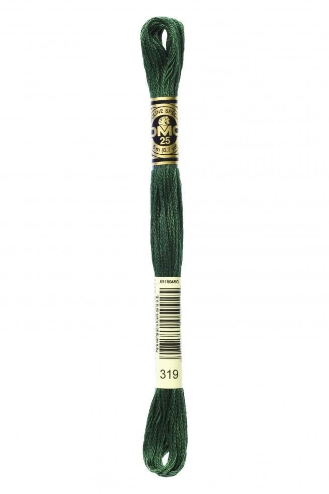 Image of DMC Stranded Cotton Embroidery Thread 319 - per skein