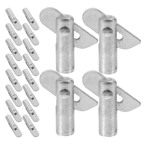 Toddmomy Pasador de Andamio de Acero Galvanizado 11x38 Mm, 40 Piezas, Pasador de Bloqueo Resistente para Sistemas de Andamiaje, Fijaciones Industriales para Construcción Segura y Soporte