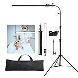 FEIFANTEAM Lumière de Photographie LED Kit d’Eclairage Dimmable Bicolore de Video Studio avec Support ; Sac pour Portrait, Enregistrement Vidéo Youtube, Tatouage de Sourcils, Extension de Cils