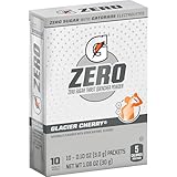 Gatorade G Zero Powder Packets Glacier Cherry 1.08oz 10ct