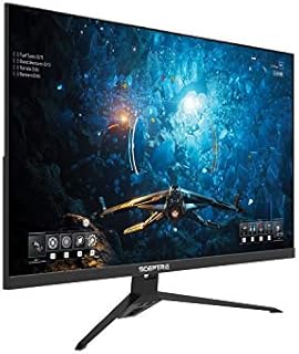 Sceptre IPS 27 inch Gaming LED Monitor up to 165Hz 144Hz 1ms DisplayPort HDMI, FreeSync FPS RTS Build-in Speakers Gunmetal Black 2021 (E275B-FPT165)