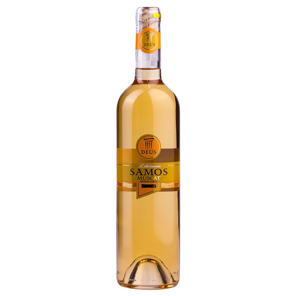 Cavino Deus Muscat Samos, süß, sortenreines Weinpaket + VINOX Winecards (6x0,75l)