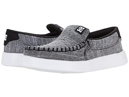 Dc Men's Scoundre Slip-On Casual Skate Shoe (Little Kid/Big Kid) Black/Heather Grey 3 Little Kid M #TOP26
