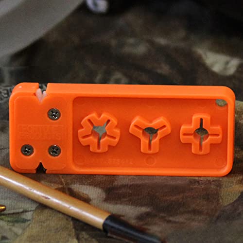 Accusharp Broadhead Sharpener & Wrench - Archery Broadhead Tool For Sharpening And Tightening Broadheads - Bowhunting Blade Sharpener For Mechanical Broadheads, Fixed Blade Broadheads - Archery Tools #TOP6