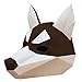 ZYWX DIY Animale Husky Carta Muffa Materiale Fai da Te Festa Mascherata, Decorazione, Decorazione, Ombra, Natale/Maschera di Halloween,1