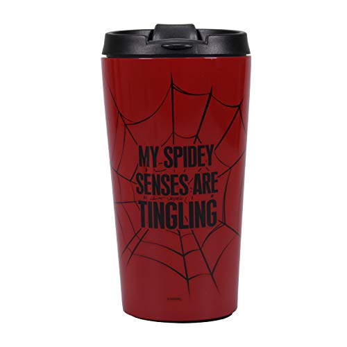 Half Moon Bay 74790007104 Taza de Viaje metálica Spiderman, cerámica - Imagen 3