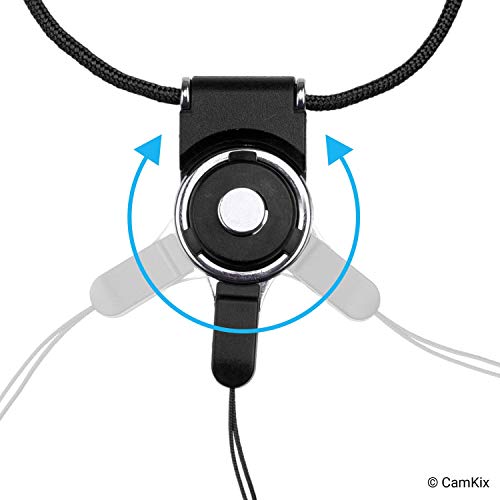 Camkix Camera Shutter Remote Control With Bluetooth Wireless Technology - Black - Lanyard With Detachable Ring Mount - Capture Pictures/Video Wirelessly At 30 Ft Compatible With Iphone/Android #TOP7