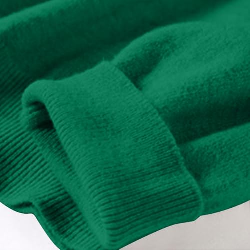OIOLOYJM Fall Cashmere Sweaters for Women 2025 Crewneck Long Sleeve Tops Knitted Pullovers Lightweight Merino Wool Sweater