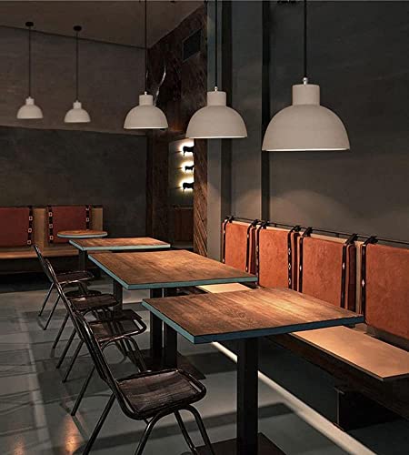 Lampe suspendue de style village américain en béton brut texturé
