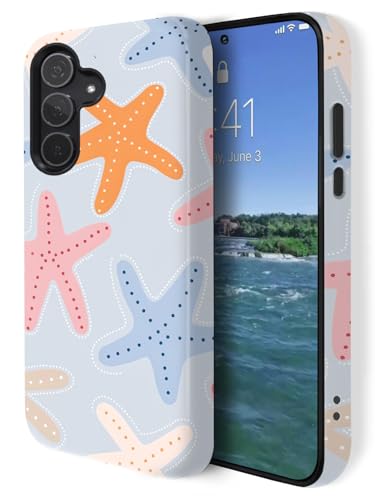 Coque robuste Samsung Galaxy A57 5G coque antichoc étoile de mer colorée