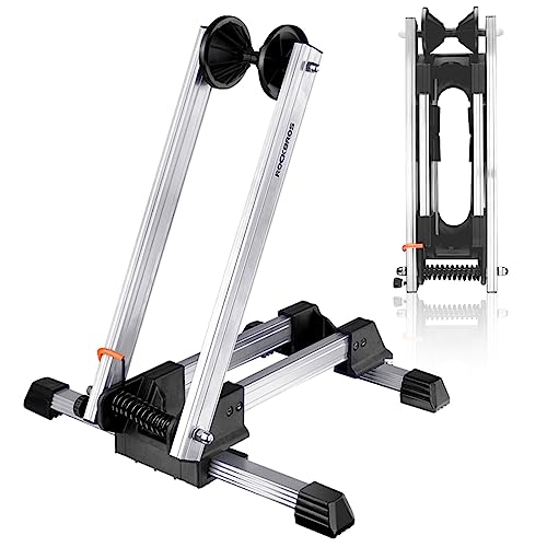 ROCKBROS 2 Pack Foldable Bike Stand (White-W)