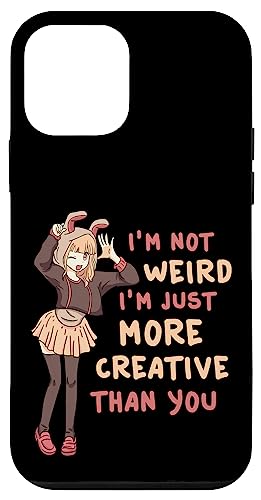 Product Image of the iPhone 12 mini I'm Not Weird I'm Just More Creative Than You Anime Case