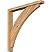 Ekena Millwork BKT0402X28X28THR05SWR Thorton Block Bracket w/Offset Brace, 28" D x 28" H Rustic Wood, 3 1/2" W Western Red Cedar (Smooth)
