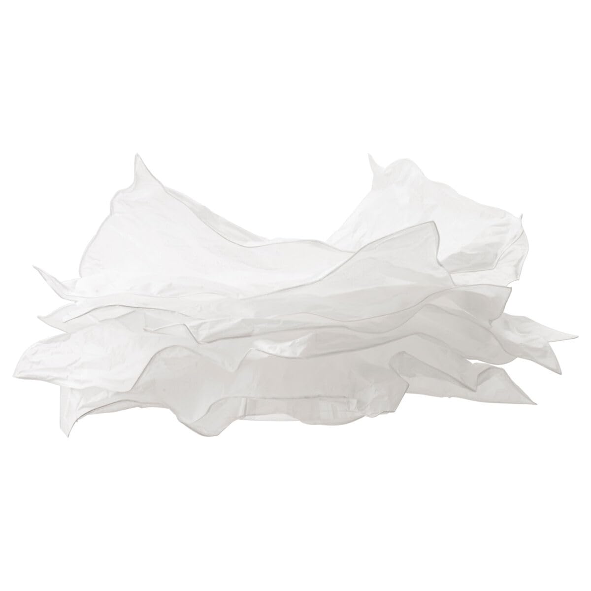 Abat-jour suspendu KRUSNING blanc 43 cm de forme froissée originale avec cordon inclus