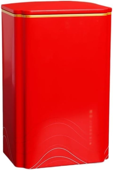 SONGCHAO Sugar Jar Chinese Tea Cans, Sealed, Tinplate, Household Storage Tea Canister(B)