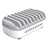 【Aufgeräumt und organisiert】 Diese Ladestation mit 10 USB-Anschlüssen ist mit dicken und nicht abnehmbaren Trennwänden ausgestattet, die Ihre Geräte aufrecht halten und sich nicht beugen. Sie kann 10 Elektronikgeräte gleichzeitig mit voller Geschwindigkeit aufladen, Sie müssen es nicht Schließen Sie für jedes Telefon und Tablet, das Sie haben, eine Reihe von Ladegeräten an Ihre Steckdose an. Bewahren Sie alles an einem Ort auf. Verschwenden Sie keine Zeit mehr mit Warten, damit Sie mehr Zeit mit Ihrer Familie und Freunden verbringen können.