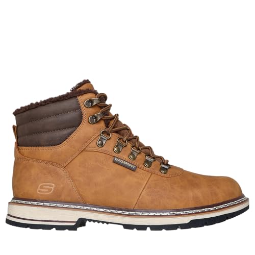 Botte de randonnée Homme Skechers Corado Memphis en cuir marron