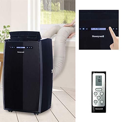 Honeywell 14,000 BTU Air Portable Conditioner with Dual Hose, 14000, Black