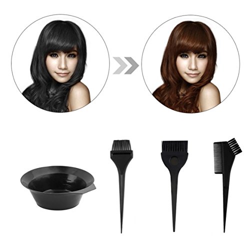 Kongqiabona-UK 4pcs Salon Set di tinture per