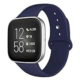 Sport Band Compatible Fitbit Versa, Kmasic Soft Silicone Strap Replacement Wristband Fitbit Versa Smart Fitness Watch, Small