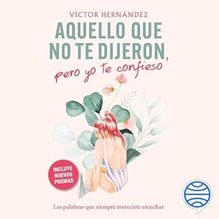 Diseño de la portada del título Aquello que no te dijeron, pero yo te confieso