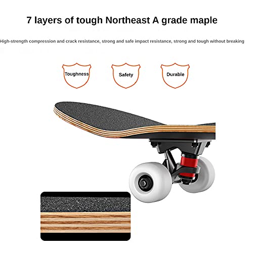 Érable canadien à 7 couches pour cette planche à roulettes durable