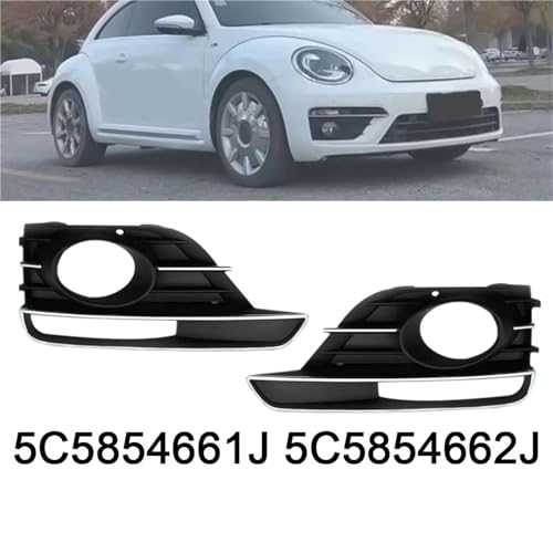 Rejillas de faros antiniebla del parachoques para Beetle 5C5854661J 2