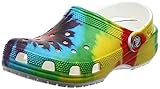 Crocs Unisex Men's and Women's Classic Tie Dye Clog, Multi, 6 US