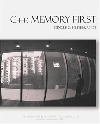 Amazon.com: C++: Memory First: 9781590280522: Adair Dingle: Books