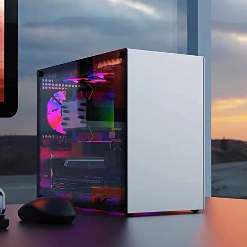 Aluminum Alloy Computer Case Zzaw C2(New Version), Support Matx Motherboard Atx Sfx Psu Desktop Pc Mini Micro Portable 2023 Small Chassis With Tempered Glass For Gaming And Home Use #TOP4