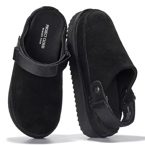 Project Cloud Genuine Leather Clogs - Memory Foam Womens