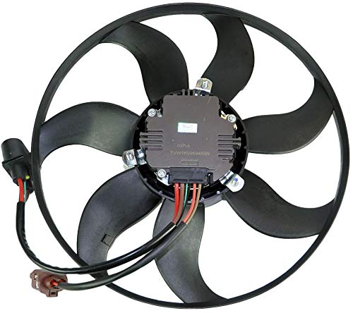 D2P 1K0959455N Radiator Cooling Fan With Motor Replacement For VW Octavia, Superb, Touran, Eos, A3
