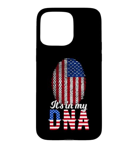 It's In My DNA American Citizen Fingerprint �A�����J�s���̎w�� �X�}�z�P�[�X iPhone 15 Pro Max �p