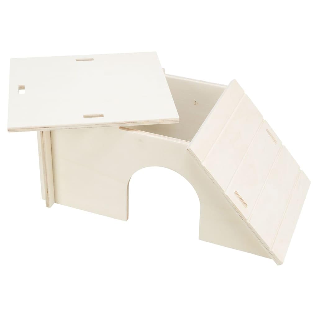 TRIXIE 'Kleintierhaus ohne Klammern und Nägel für Kaninchen Haus Bent, Stecksystem, Kaninchen, 51 × 24 × 33 cm - 61243