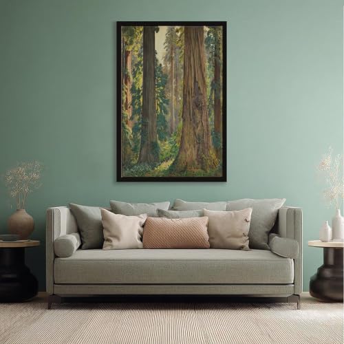 Toile imprimée Gunnar Widforss Redwoods, cadre mural de qualité - 5