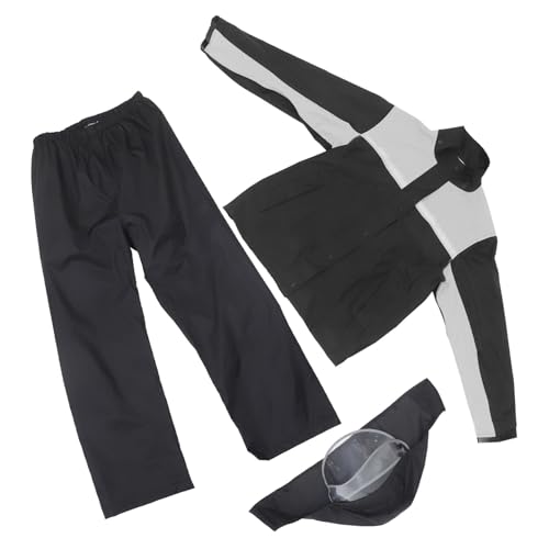 OSOLADY Traje De Agua Hombre Chaqueta Para Motocicleta Pantalones De Lluvia Protectores Equipamiento Para Motociclistas