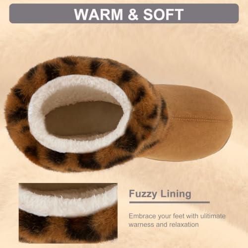Image of FamilyFairy Women's Slipper Boots Winter Warm Gift Bootie Indoor Outdoor