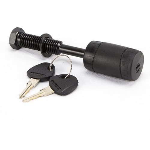 Heininger Black 5/8 Diameter Pin 6001 Advantage Threaded Receiver Trailer Hitch Lock Designed Products